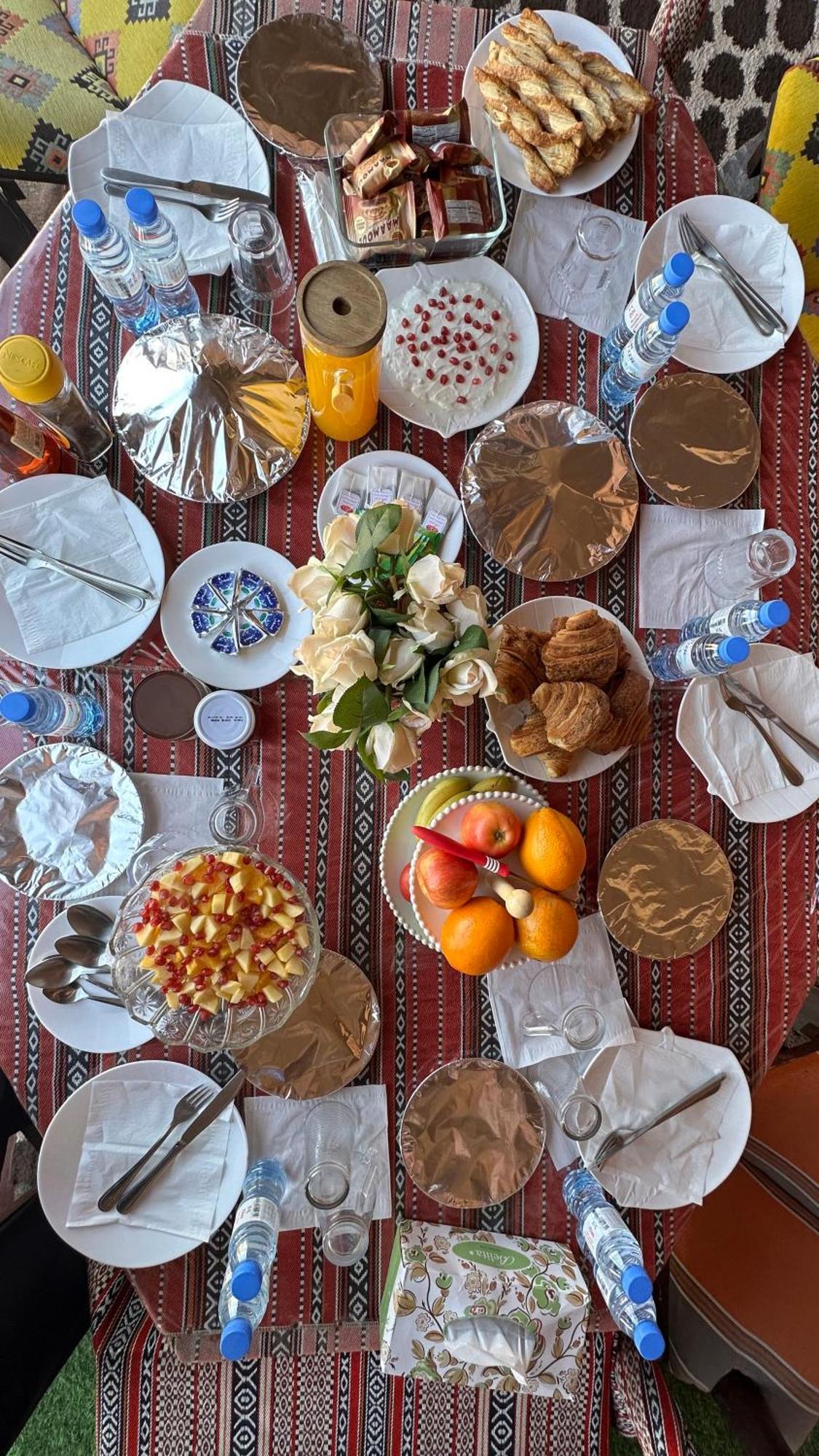 Safari-Glamping Hotell Al Wāşil Exteriör bild